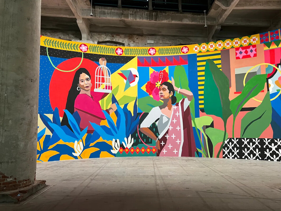 Aravani Art Project在军械库的作品.