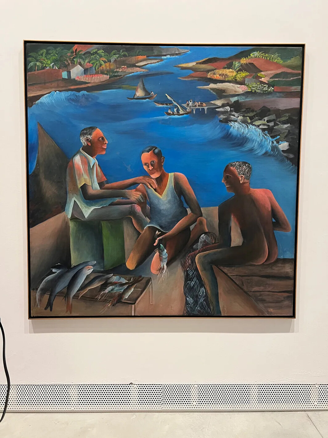 布彭·卡哈尔在中央展馆的作品. 
