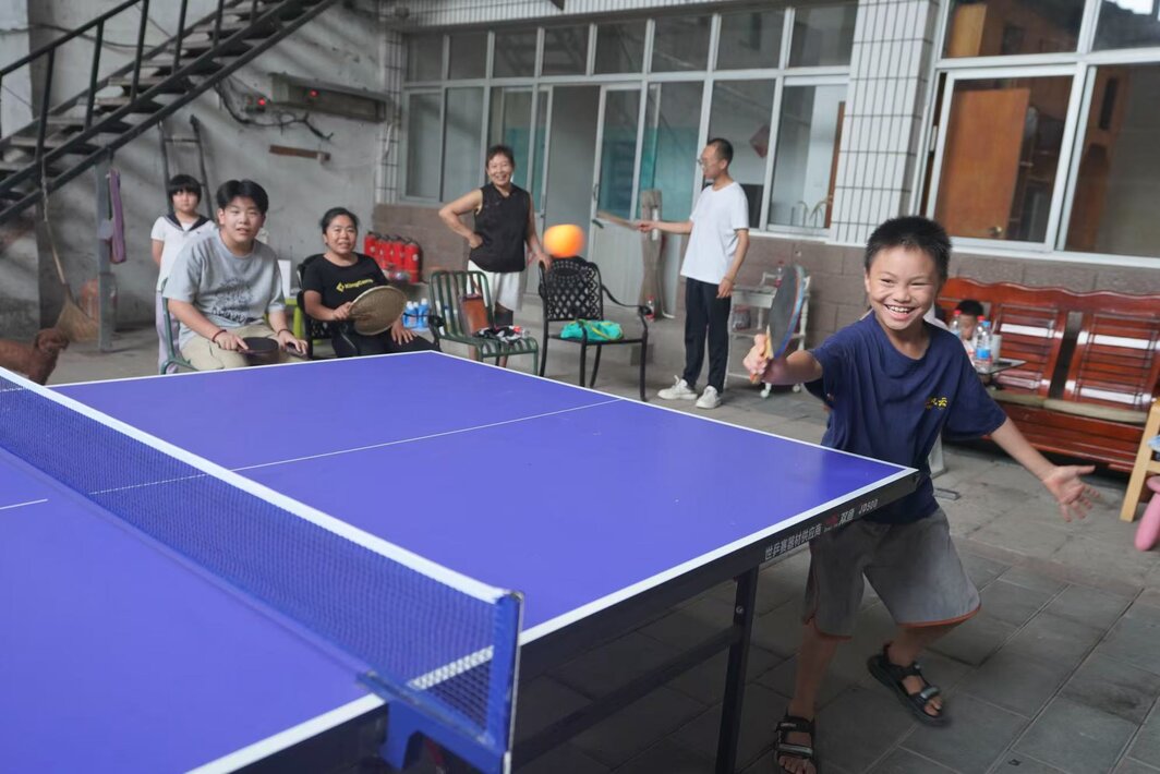 “大正家”第一届乒乓球友谊赛现场，2025.