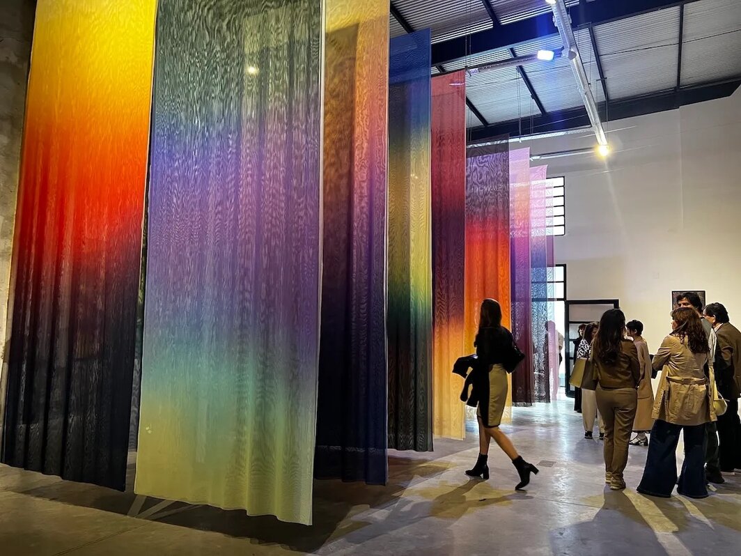 拉博卡的ungallery 画廊“大卫·佩特罗尼：眼与风暴”展览现场. 