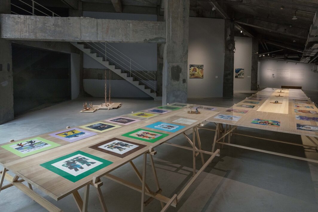 “丁立人：萍水相逢”展览现场，北丘当代美术馆，2025.