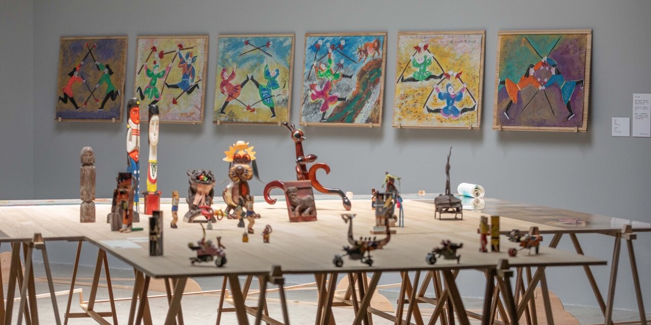 “丁立人：萍水相逢”展览现场，北丘当代美术馆，2025.