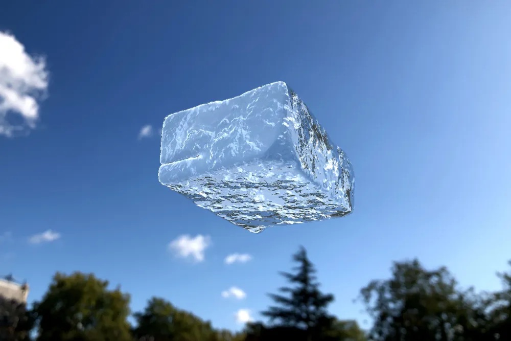 具贞娥，《密度》，2019，增强现实装置作品.