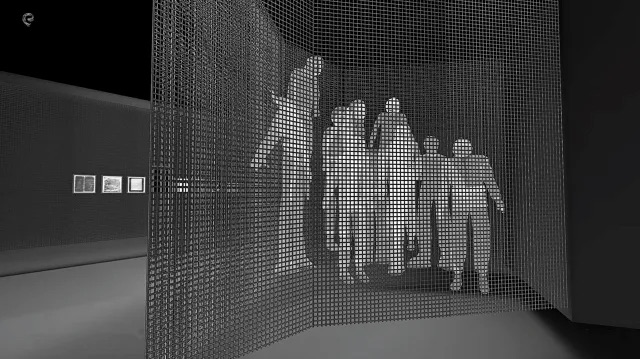 “非物质”虚拟展览，2023，蓬皮杜艺术中心，巴黎. 
