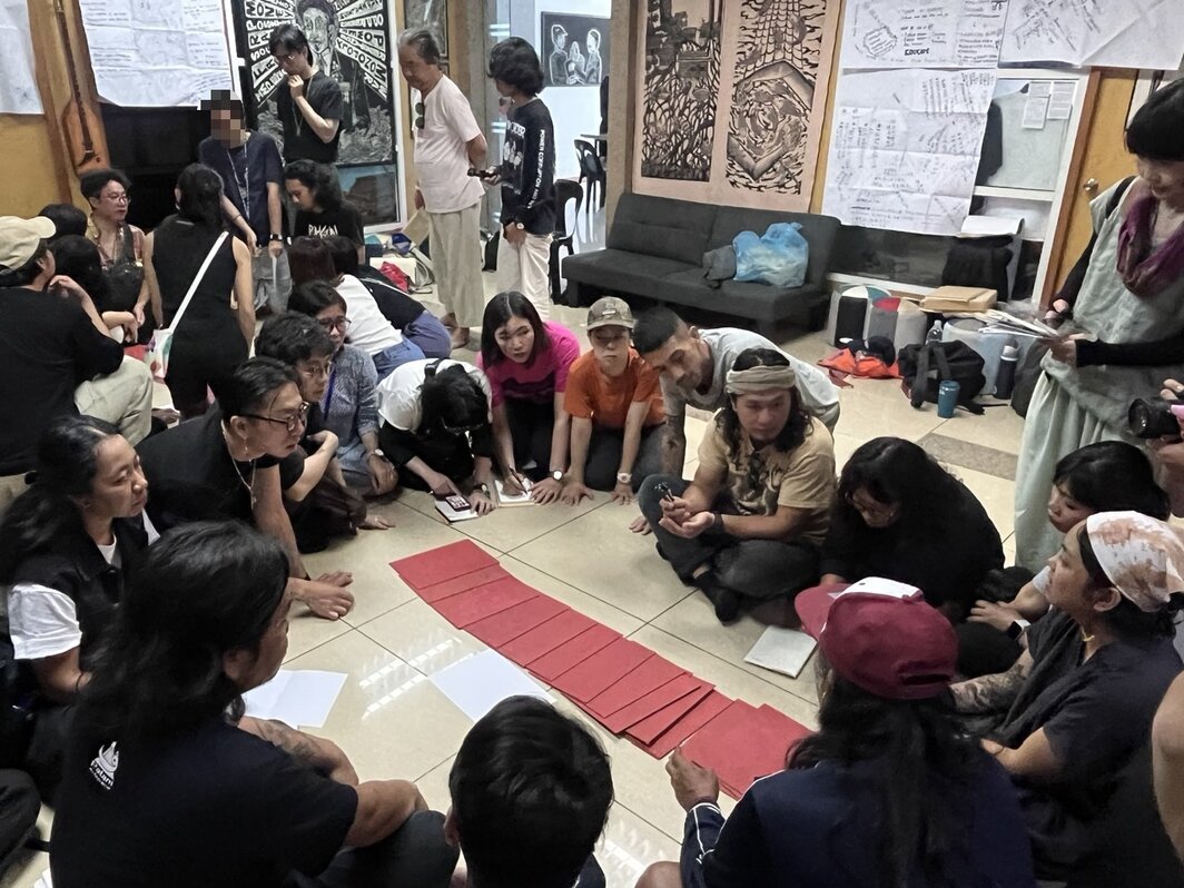 集体版画工作坊的构思过程.