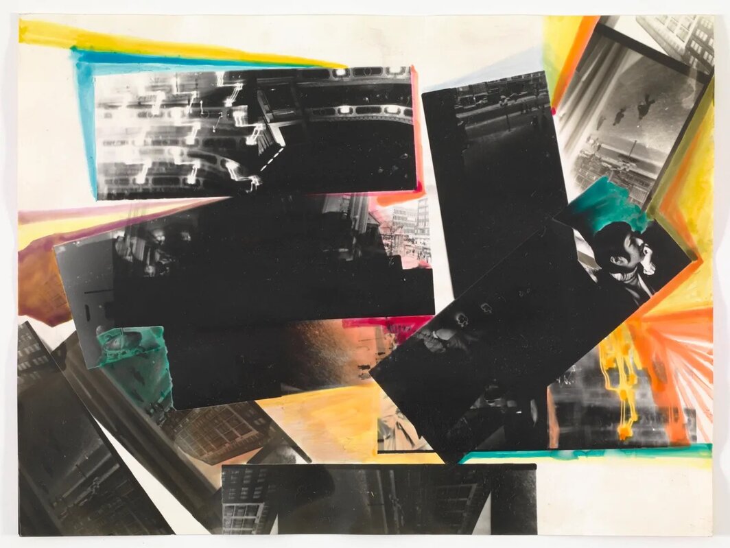 西格马·波尔克，《无题》，1971，明胶银盐印相上着色，7 1⁄8 × 9 1⁄2 英寸. © The Estate of Sigmar Polke, Cologne/ARS, New York.