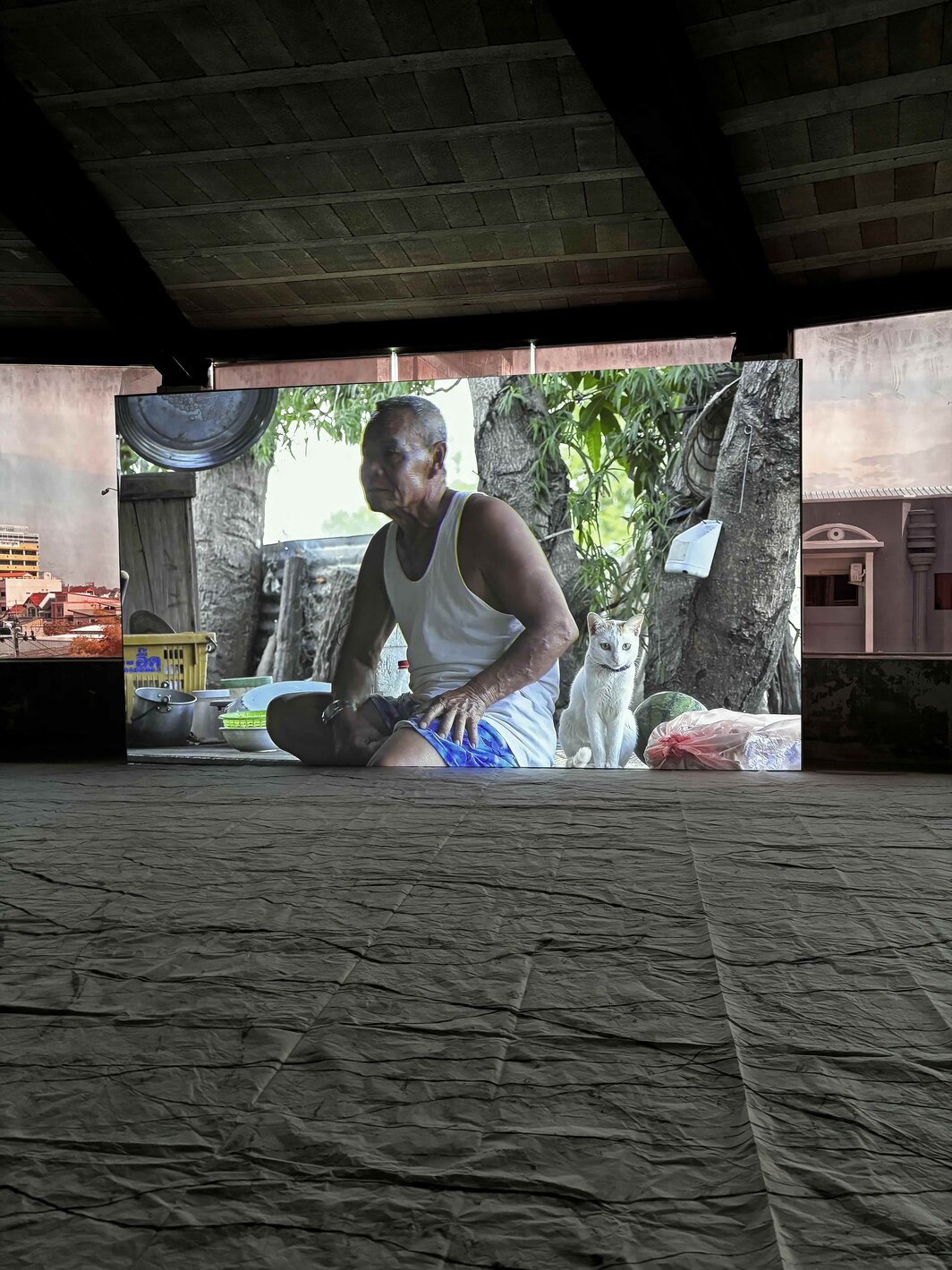 蔡明亮的作品《回家》，2025.