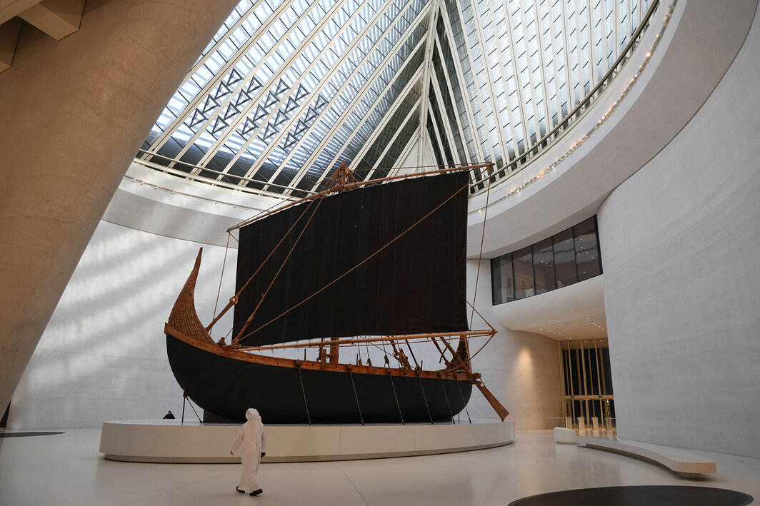 扎耶德国家博物馆，阿布扎比，2025年12月21日.摄影：Ludovic Marin/法新社（通过）盖蒂图片社.