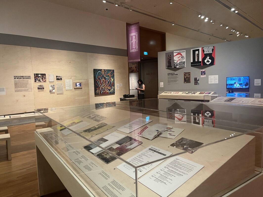 “无惧力量：女性的另想空间”展览现场，新加坡国家美术馆，2026.