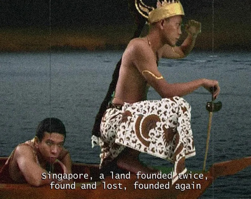 何子彦，《乌塔马—历史里的千千万万个我》，2003，数字影像，彩色，有声，时长23分钟.