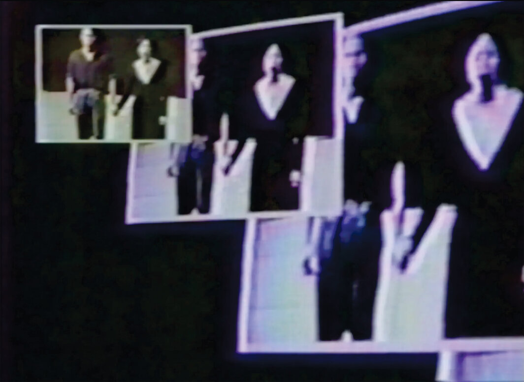 鲍蔼伦，《爱在瘟疫蔓延时》，1989，录像，彩色有声，时长4分16秒.