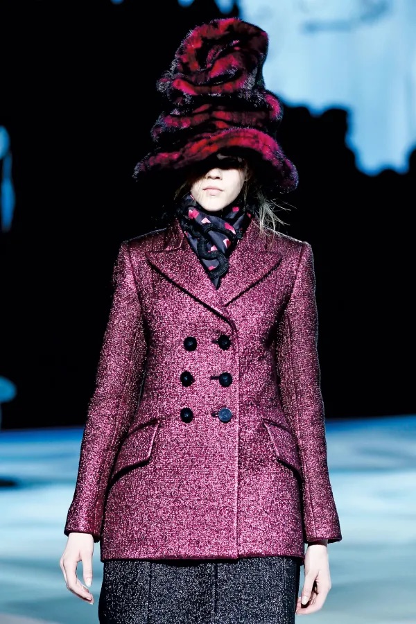 Marc Jacobs 2012秋冬系列，纽约军械库，2012年2月13日. 图片提供：Peter Michael Dills/Getty Images. 