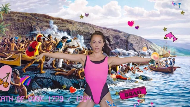 kekahi wahi与布拉德利·卡佩洛，《20分钟健身操》，2023，数字视频，有声，彩色，时长23分. 